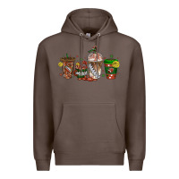 Coffee american football coffee cups Premium Hoodie - texasbilliewilder