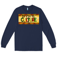 Navy do it for the culture license plate Long Sleeve Tee - BarkalooDesign