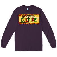 Plum do it for the culture license plate Long Sleeve Tee - BarkalooDesign