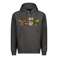 Charcoal Heather american football coffee cups Premium Hoodie - texasbilliewilder