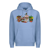 Colony Blue american football coffee cups Premium Hoodie - texasbilliewilder