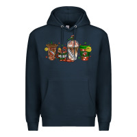 Navy american football coffee cups Premium Hoodie - texasbilliewilder