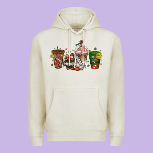 American Football Coffee Cups Premium Hoodie Designed By Texasbilliewilder