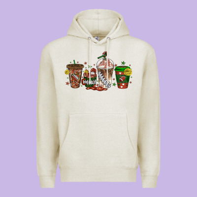 American Football Coffee Cups Premium Hoodie Designed By Texasbilliewilder