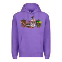 Purple american football coffee cups Premium Hoodie - texasbilliewilder