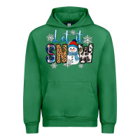 Emerald let it snow Urban Hoodie - Zillion Design Studio