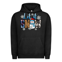 Pigment Black let it snow Urban Hoodie - Zillion Design Studio