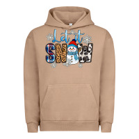 Pigment Burro let it snow Urban Hoodie - Zillion Design Studio