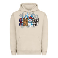 Pigment French Oak let it snow Urban Hoodie - Zillion Design Studio