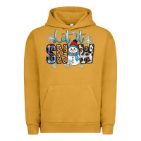 Pigment Peanut Butter let it snow Urban Hoodie - Zillion Design Studio