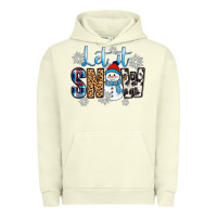 Pigment Pistachio let it snow Urban Hoodie - Zillion Design Studio