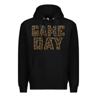Black game day leopard Premium Hoodie - Zillion Design Studio