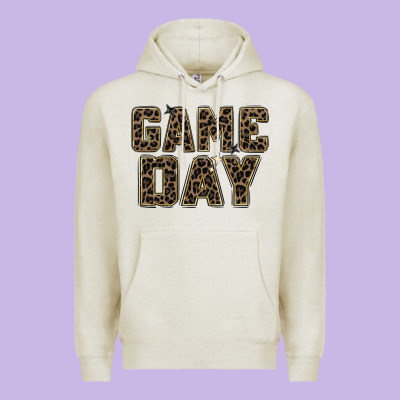 Game Day Leopard Premium Hoodie Designed By Zillion Design Studio