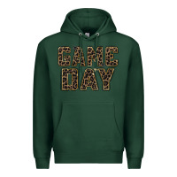 Sports Green game day leopard Premium Hoodie - Zillion Design Studio