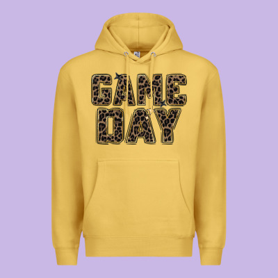 Game Day Leopard Premium Hoodie Designed By Zillion Design Studio