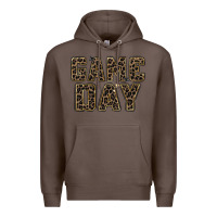 Coffee game day leopard Premium Hoodie - Zillion Design Studio