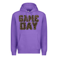 Purple game day leopard Premium Hoodie - Zillion Design Studio