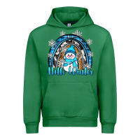 Emerald hello winter rainbow Urban Hoodie - Zillion Design Studio