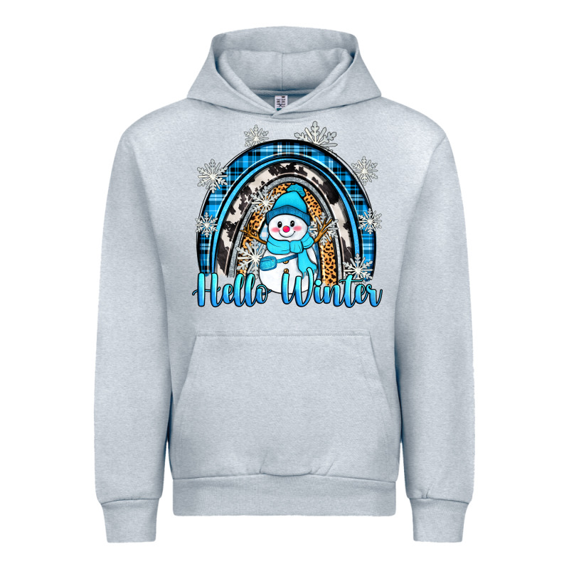 Hello Winter Rainbow Urban Hoodie by Zillion Design Studio | Teevron