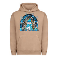 Pigment Burro hello winter rainbow Urban Hoodie - Zillion Design Studio