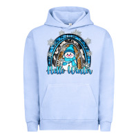 Pigment Grape Ice hello winter rainbow Urban Hoodie - Zillion Design Studio