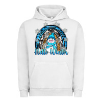 Pigment Lunar Rock hello winter rainbow Urban Hoodie - Zillion Design Studio