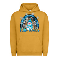 Pigment Peanut Butter hello winter rainbow Urban Hoodie - Zillion Design Studio