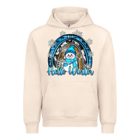 Sandshell hello winter rainbow Urban Hoodie - Zillion Design Studio