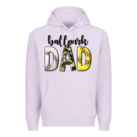 Lilac ballpark dad with softball and baseball Premium Hoodie - texasbilliewilder