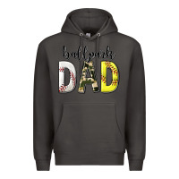 Smoke ballpark dad with softball and baseball Premium Hoodie - texasbilliewilder