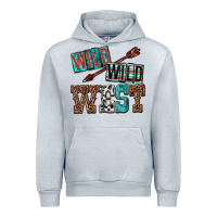 Heather Grey wild wild west Urban Hoodie - texasbilliewilder