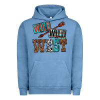 Pigment Pebble Blue wild wild west Urban Hoodie - texasbilliewilder