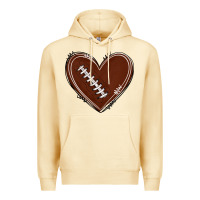 Pina Colada american football heart Premium Hoodie - texasbilliewilder