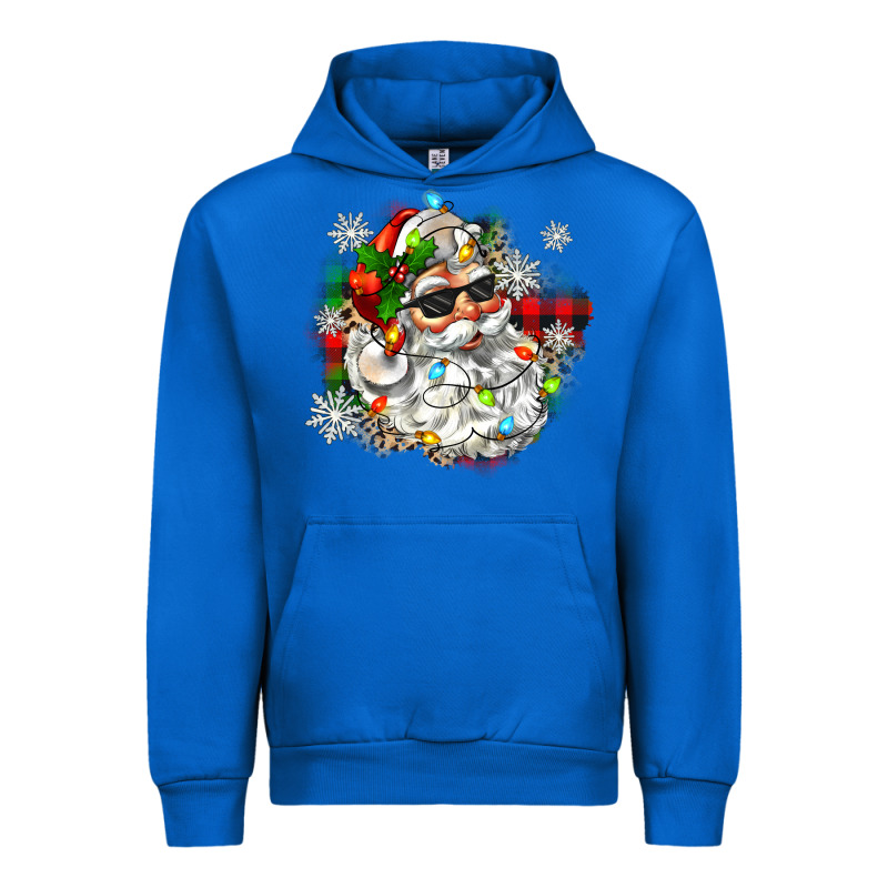 Santa With Sunglasses Christmas Urban Hoodie by Zillion Design Studio | Teevron