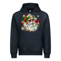 Navy santa with sunglasses christmas Urban Hoodie - Zillion Design Studio
