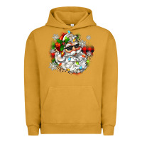 Pigment Peanut Butter santa with sunglasses christmas Urban Hoodie - Zillion Design Studio