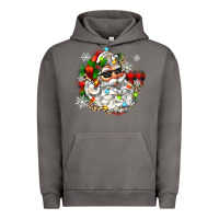 Pigment Tornado santa with sunglasses christmas Urban Hoodie - Zillion Design Studio