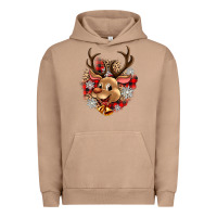 Pigment Burro reindeer christmas Urban Hoodie - Zillion Design Studio
