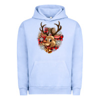 Pigment Grape Ice reindeer christmas Urban Hoodie - Zillion Design Studio