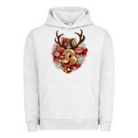 Pigment Lunar Rock reindeer christmas Urban Hoodie - Zillion Design Studio