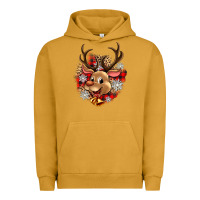 Pigment Peanut Butter reindeer christmas Urban Hoodie - Zillion Design Studio