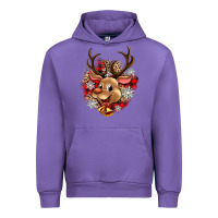 Tulip reindeer christmas Urban Hoodie - Zillion Design Studio