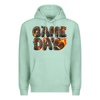 Seafoam game day football leopard Premium Hoodie - Zillion Design Studio