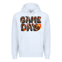 White game day football leopard Premium Hoodie - Zillion Design Studio