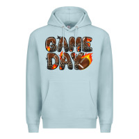 Blue Mist game day football leopard Premium Hoodie - Zillion Design Studio