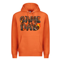 Carrot game day football leopard Premium Hoodie - Zillion Design Studio