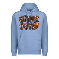Colony Blue game day football leopard Premium Hoodie - Zillion Design Studio
