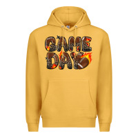 Mustard game day football leopard Premium Hoodie - Zillion Design Studio