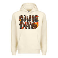 Sandshell game day football leopard Premium Hoodie - Zillion Design Studio