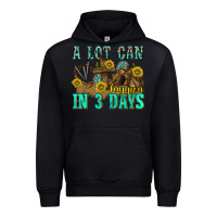 Black a lot can happen in 3 days western Urban Hoodie - texasbilliewilder